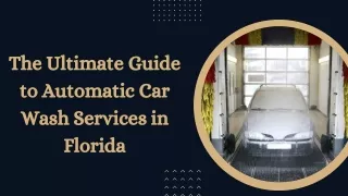 Discover the Finest Automatic Car Wash Services in Florida at Hypoluxo Car Wash