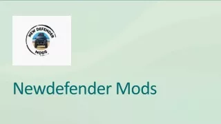 newdefender mods