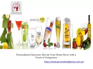 personalized glassware elevate your home decor