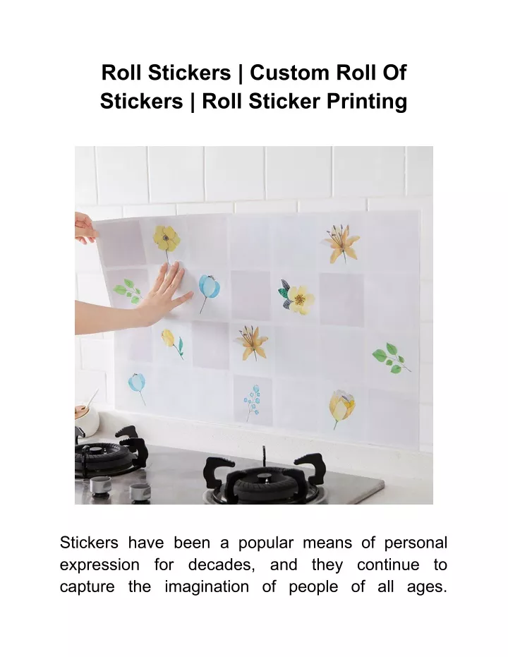 roll stickers custom roll of stickers roll