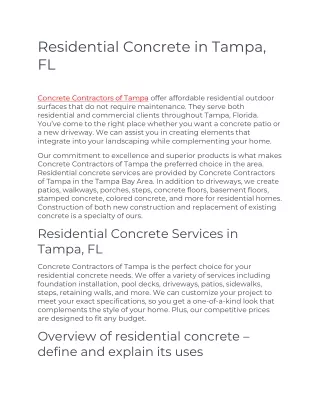 PDF - Concrete Contractors of Tampa