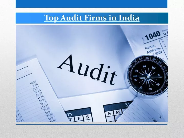 top audit firms in india