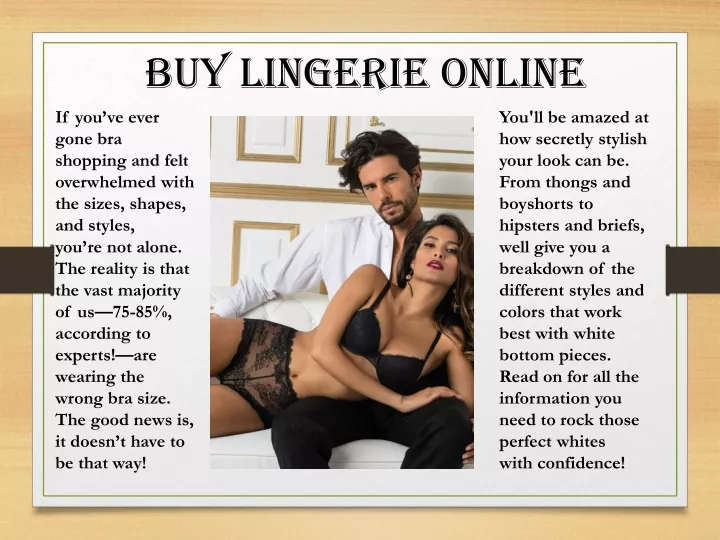 buy lingerie online