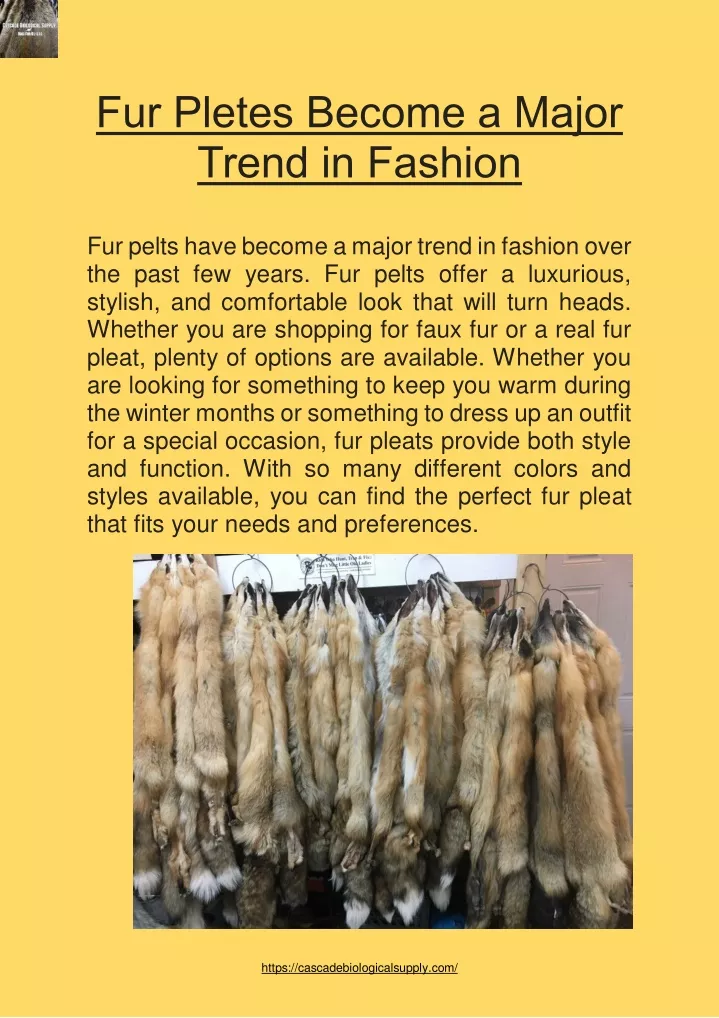 fur pletes become a major trend in fashion