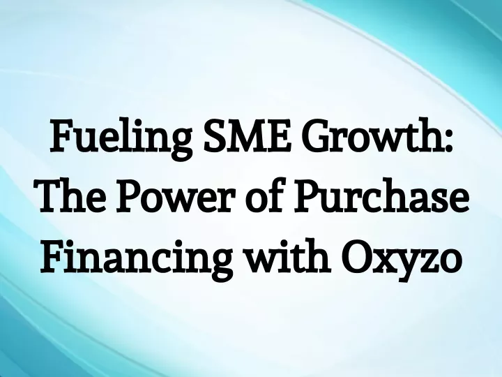 fueling sme growth the power of purchase