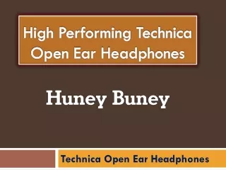 high performing technica open ear headphones