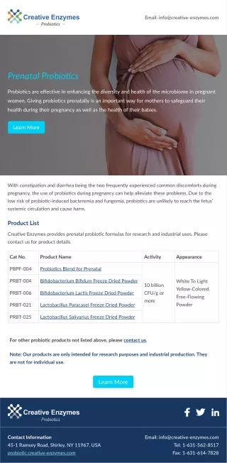 Choose Prenatal Probiotic Formulas for A Healthy Pregnancy