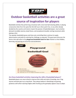 Get the best Playground basketball goals in Mashpee