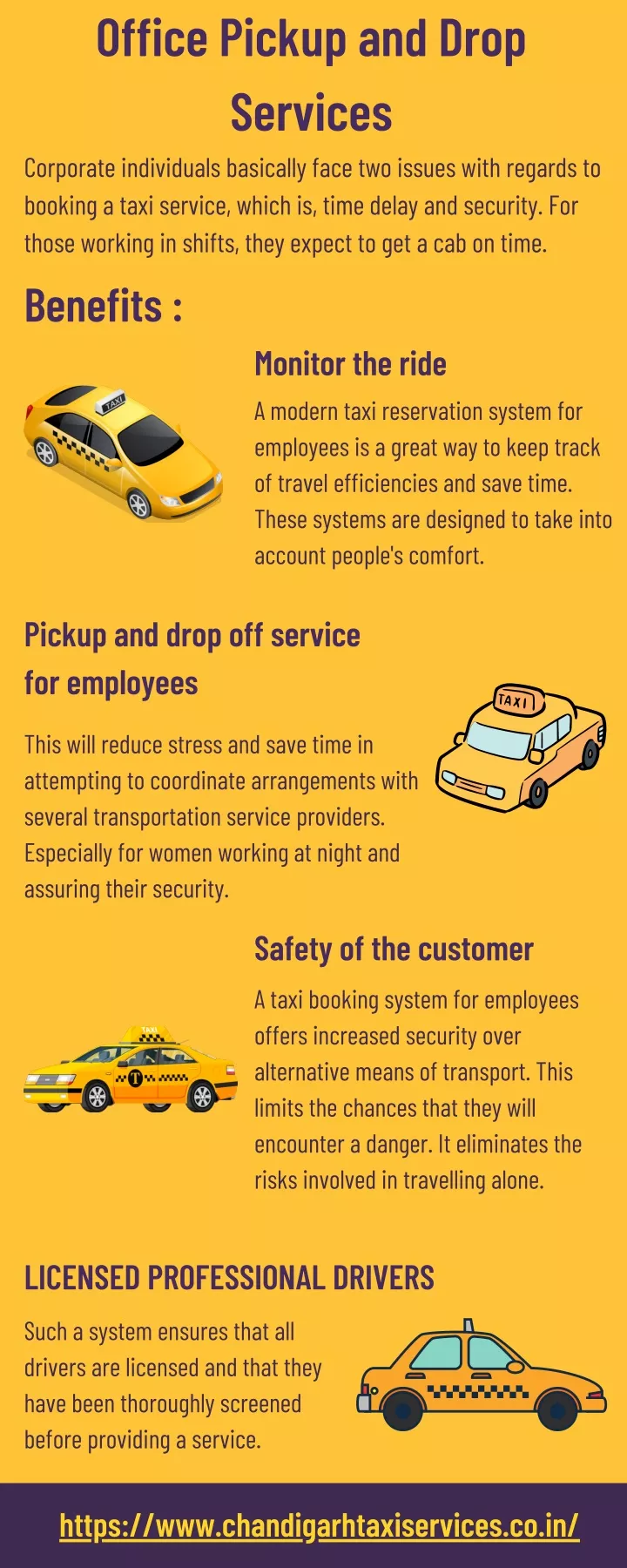 office pickup and drop services booking a taxi