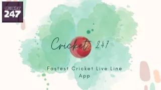 world fastest cricket live line app