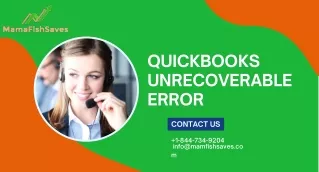 quickbooks unrecoverable error