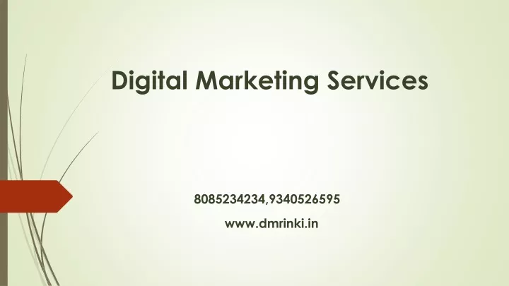 digital marketing services