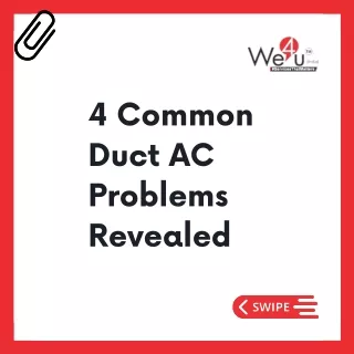 4 Common Duct AC Problems Revealed