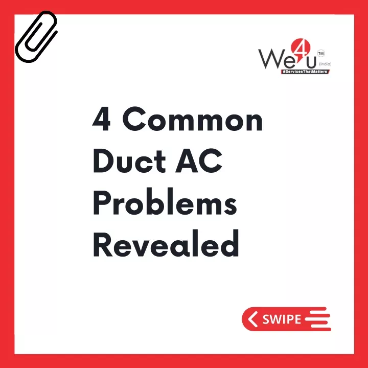 4 common duct ac problems revealed