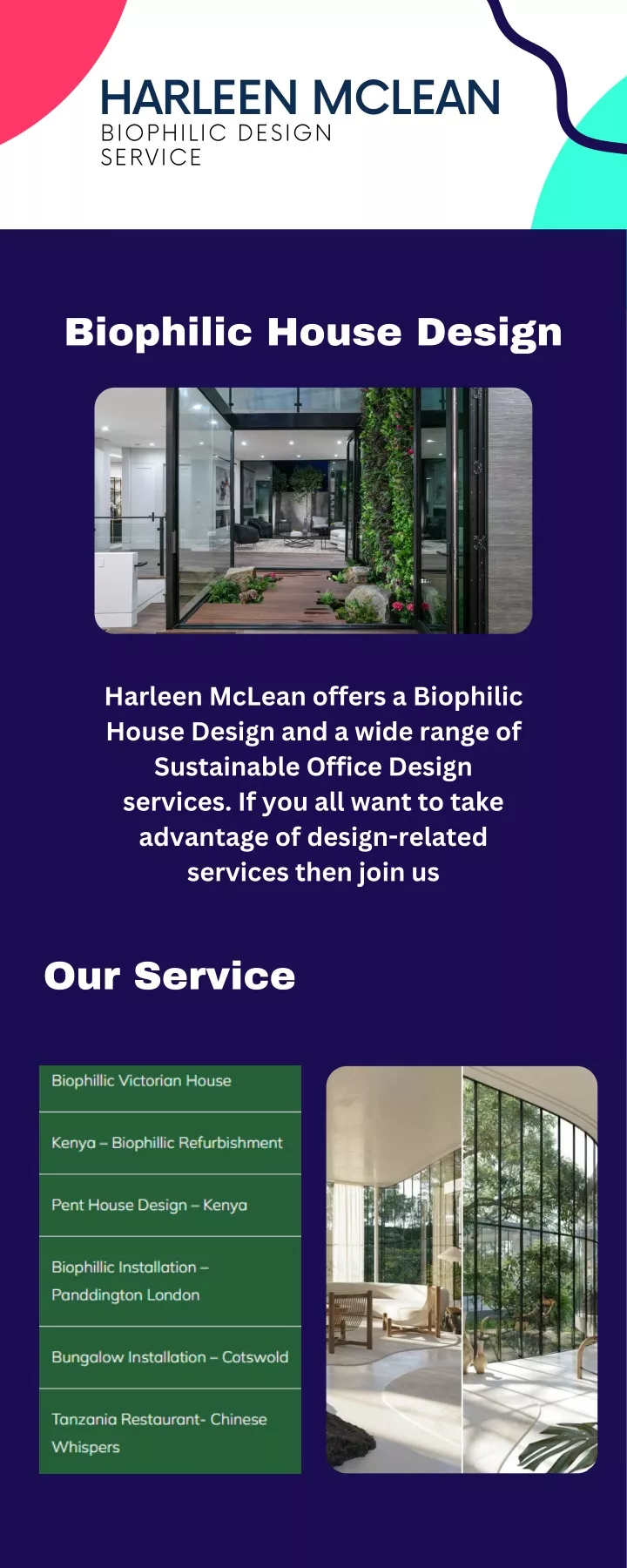 harleen mclean biophilic design service