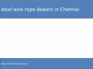 mechanical winch dealers in chennai
