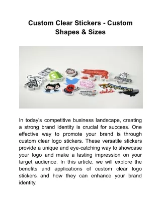 Custom Clear Stickers - Custom Shapes & Sizes (1)