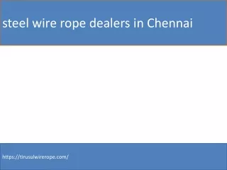 electric wire rope hoist dealers in chennai