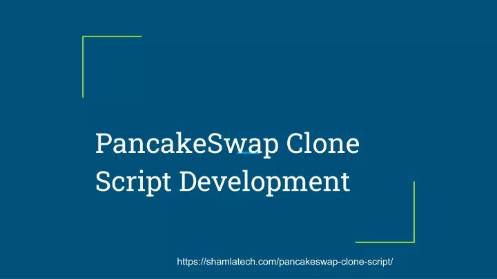 pancakeswap clone script development
