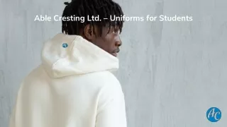 Uniforms for Students - Able Cresting