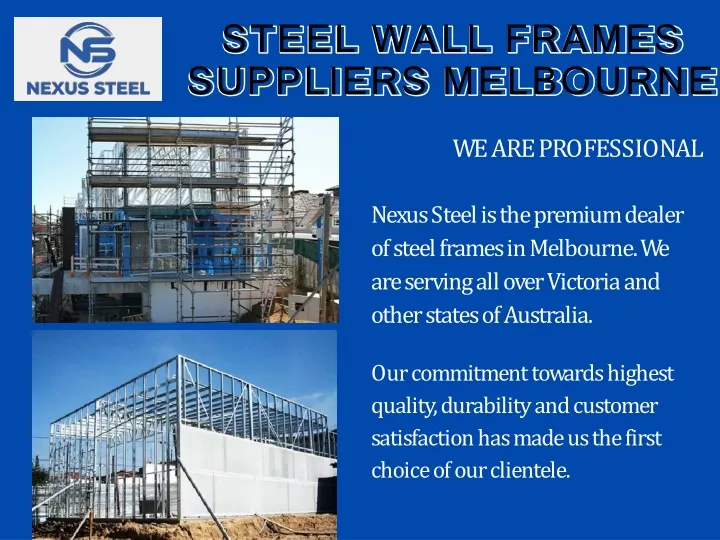 steel wall frames