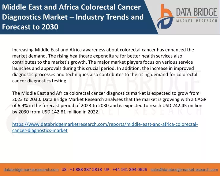 middle east and africa colorectal cancer