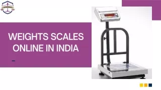 weights scales online in india