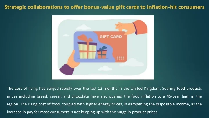 Value Card Offer PPT - Strategic collaborations to offer bonus-value gift cards to ...