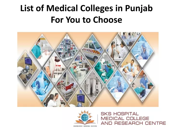 list of medical colleges in punjab for you to choose