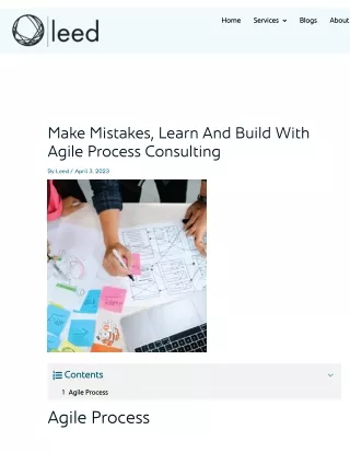 Make Mistakes, Learn and Build with Agile Process Consulting