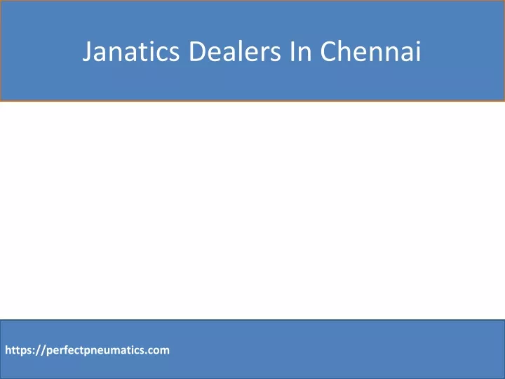 janatics dealers in chennai