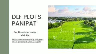DLF Plots Panipat – Premium Residential Plots