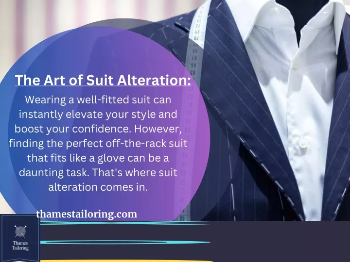 the art of suit alteration
