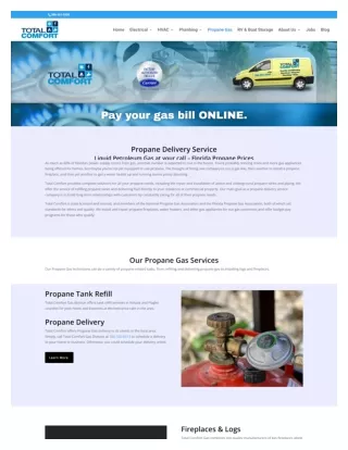 Top and Reliable Propane Delivery Service | Total Comfort