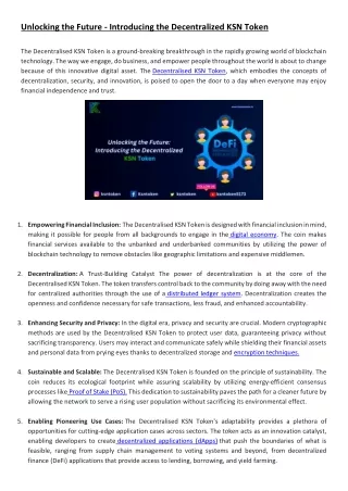 unlocking the future introducing