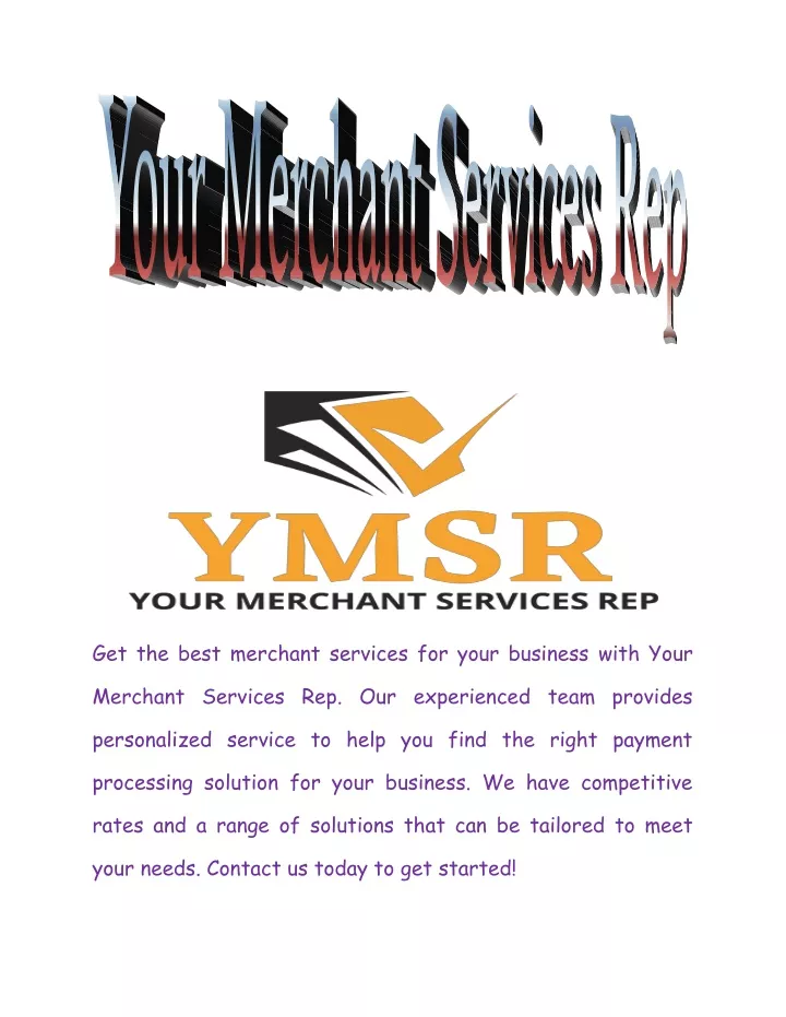 get the best merchant services for your business