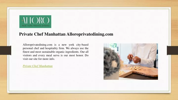 private chef manhattan alloroprivatedining com