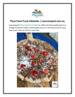 Pizza Food Truck Adelaide  Laveranapoli.com.au