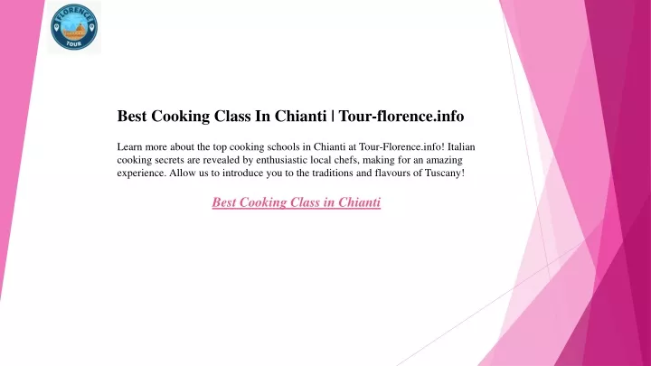 best cooking class in chianti tour florence info