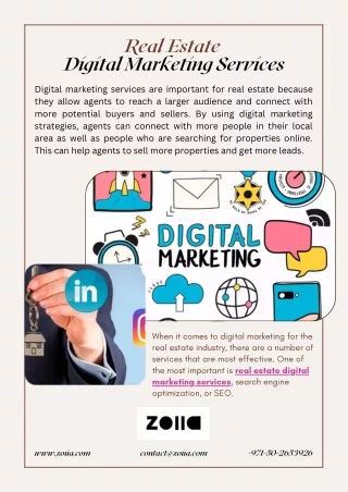 Best Real Estate Digital Marketing Services - Zoiia Marketing