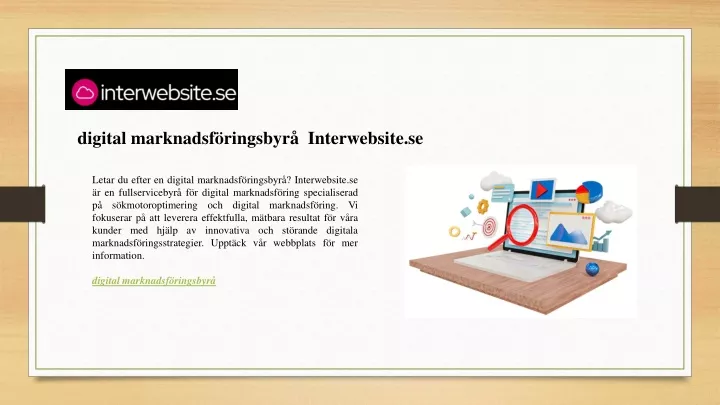 digital marknadsf ringsbyr interwebsite se