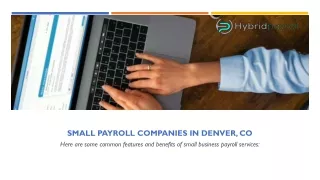 Small Payroll Companies In Denver, CO
