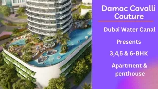 Damac Cavalli Couture Dubai Water Canal - E- Borchur