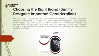 Crafting Unique Brand Identities: Brand Identity Designer