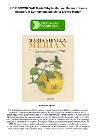 Read-PDF-Maria-Sibylla-Merian-Metamorphosis-Insectorum-Surinamensium-by-