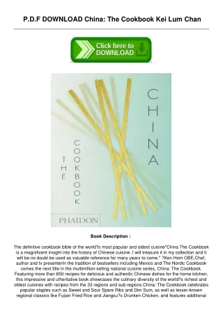 Download-PDF-China-The-Cookbook-by-Kei-Lum-Chan-Full-Books