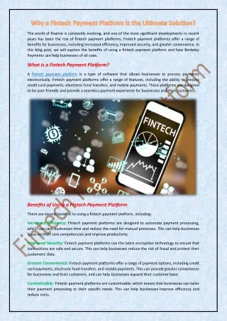 the world of finance is constantly evolving