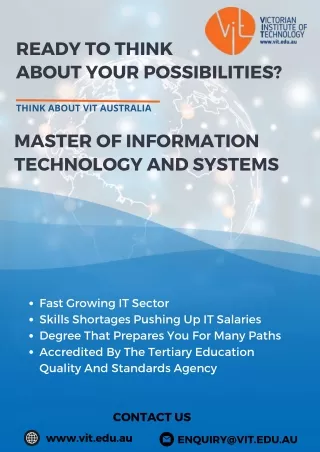 Master of Information Technology and Systems