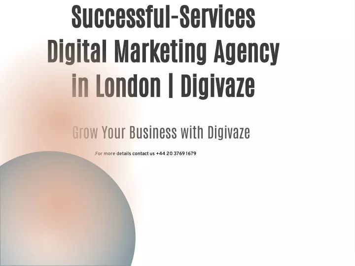 successful services digital marketing agency