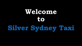 Silver Sydney Taxi